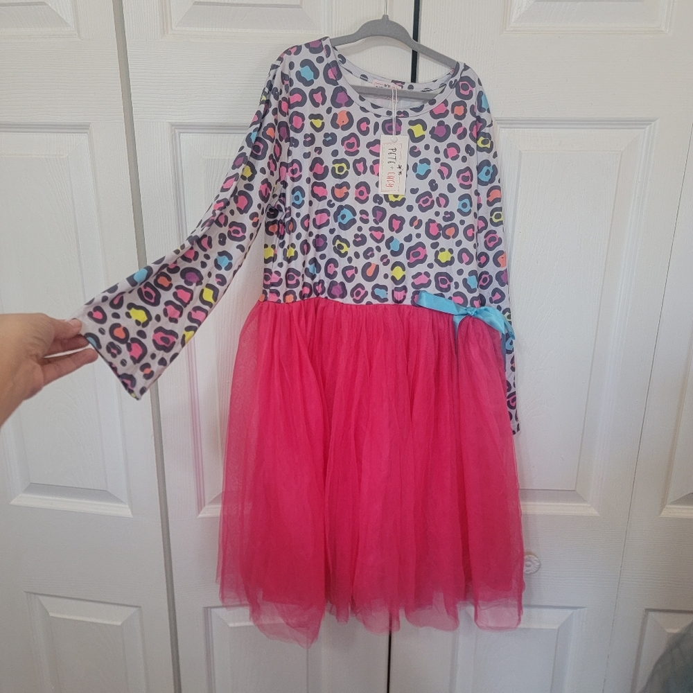 NWT Pete & Lucy Animal Print Tutu Dress